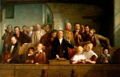 Village Choir by Thomas Webster